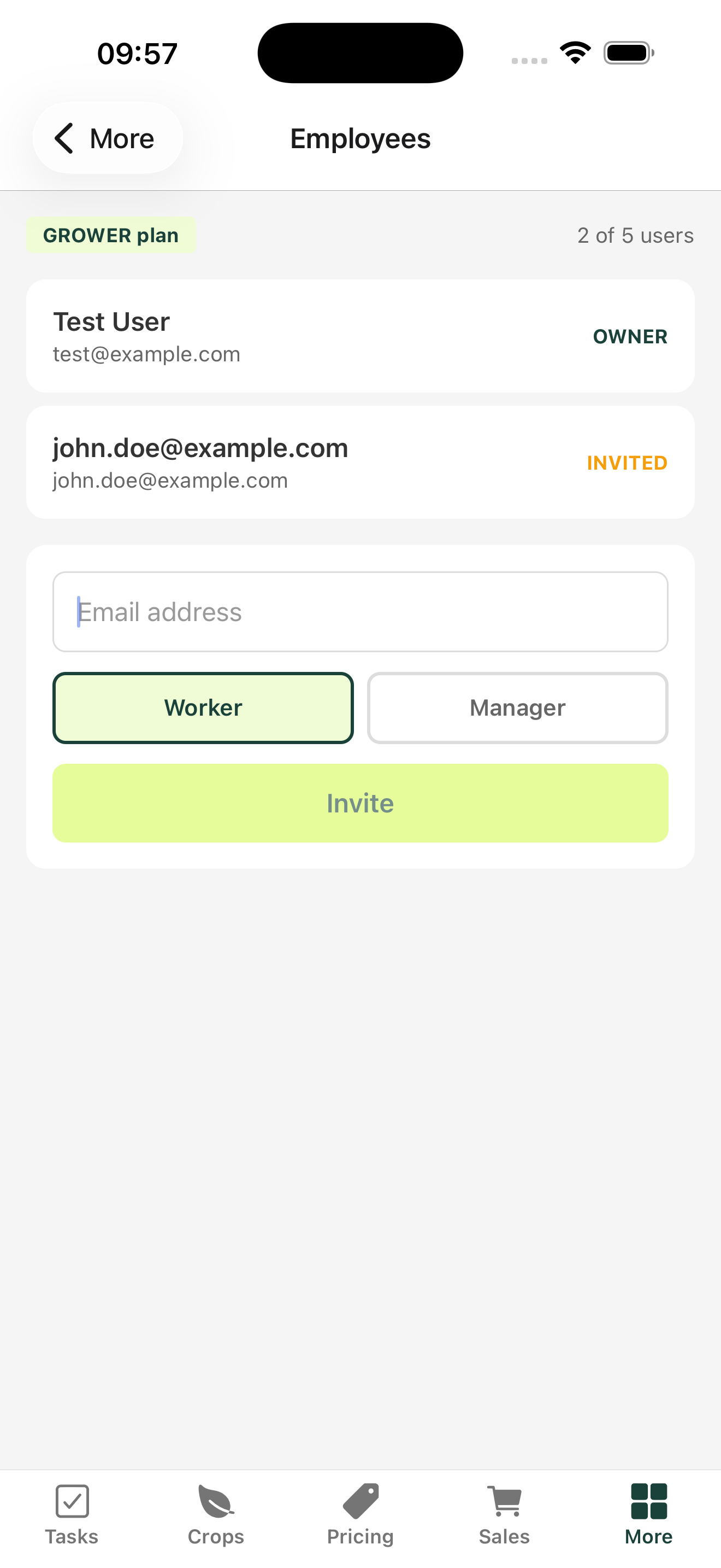 Employee management